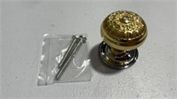 Nostalgic Warehouse Egg and Dart Brass 1 3/8" Cab