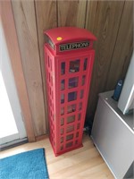 little telephone booth shelf 6x8x33