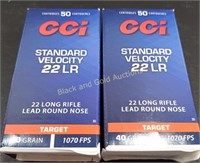 100 Rounds of CCI 22 LR Ammunitiom