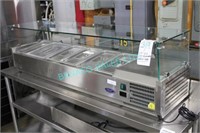 1X, 59" S/C T/T REFRIGERATED TOPPINGS CASE