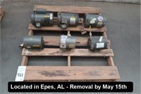 LOT, (6) ASSORTED MOTORS ON THIS PALLET