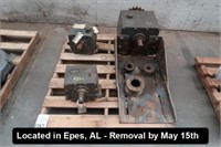 LOT, (3) ASSORTED FALK REDUCERS ON THIS PALLET