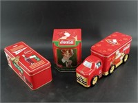 Misc. Coca Cola collectables and tin