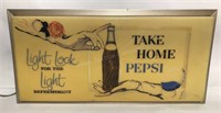 Pepsi Light, Take Home Pepsi 12.5" X 25.5"