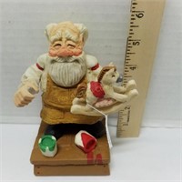 David Frykman Figurine - "Santa Crafted" - 1995
