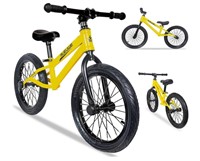 New 16” Yellow Balance Bike - ages 3-8 by BUEWE