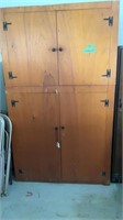 Wooden storage cabinet 48 x 80 x 24