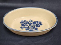 PFALTZGRAFF FOLK ART 9 1/2" OVAL BAKER