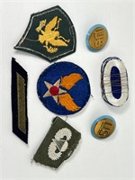 World War II Military Patches and Insignia Pins