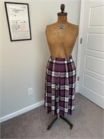 Vtg Pendleton Plaid wool Skirt