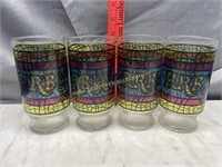 Set of 4 vintage Arby’s glasses