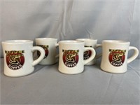 5 Waffle House Coffee Mugs