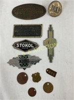 COLLECTION EARLY BADGES WARREN STOKOL, ETC