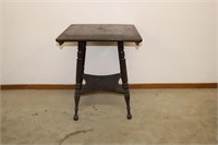 Antique Square Top Side Table