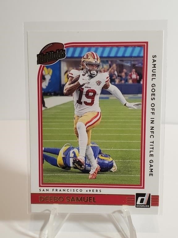 2022 Donruss Highlights Deebo Samuel