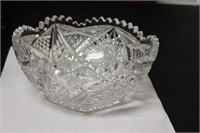 A Well Cut Crystal Bowl