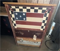 COUNTRY PAINTED DRESSER