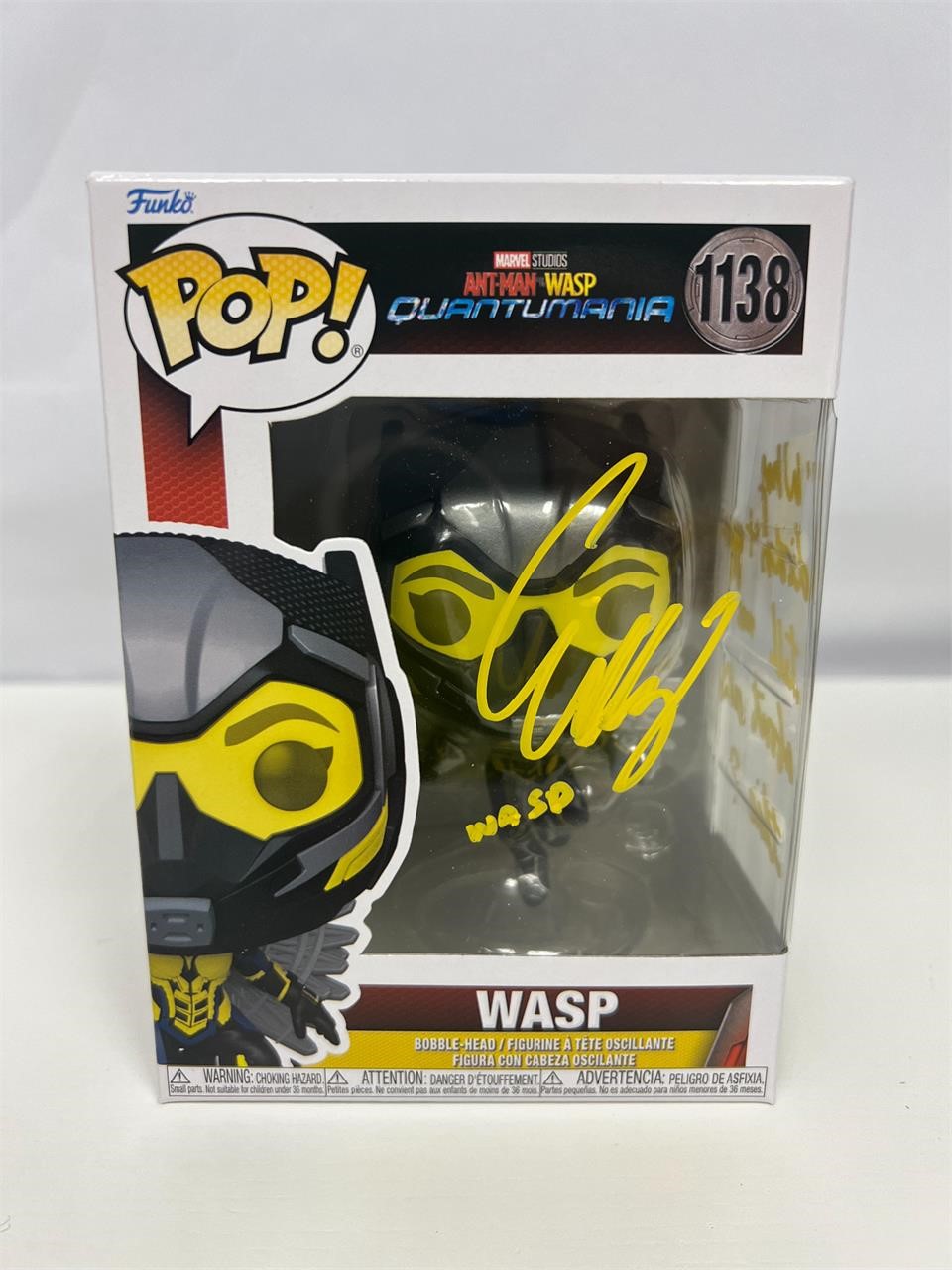 Autograph COA Funko Pop #1138