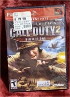 SEALED* Playstation 2 Call of Duty 2 Big red One