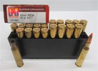 (10) Rounds of Hornady 6mm rem. 95gr SST ammo.