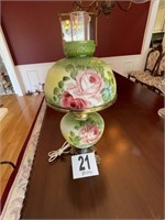 Vintage small gone w/the wind lamp