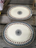 Two Copeland 11 Inch Platters