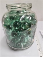 Half Gallon Jar of Marbles