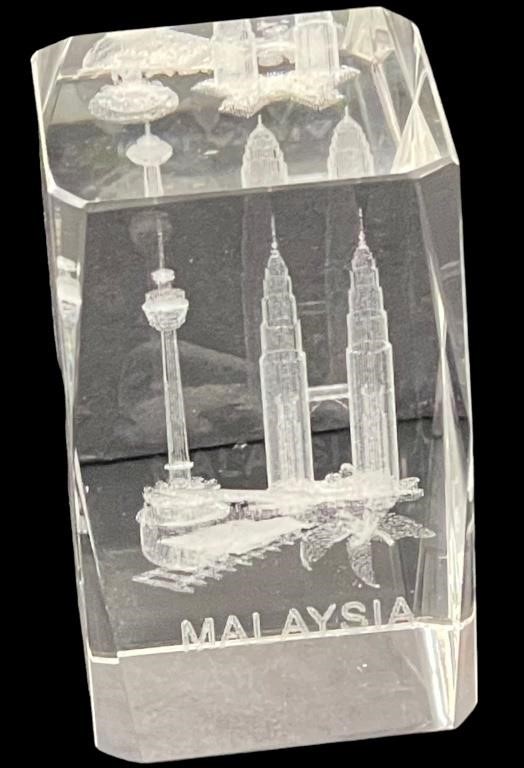 Malaysia Glass Paperweight