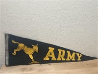 WWII era West Point ARMY wool felt pennant banner