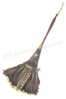 Vintage Utility Janitor Turkey Feather Duster