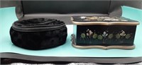 Vintage Jewelry Pouch and Box