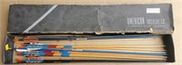 Vintage Box of arrows. 13pcs.