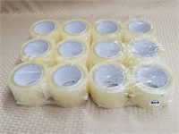 Dozen Rolls of Sealed Packing Tape