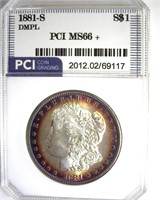 1881-S Morgan MS66+ DMPL LISTS $3750