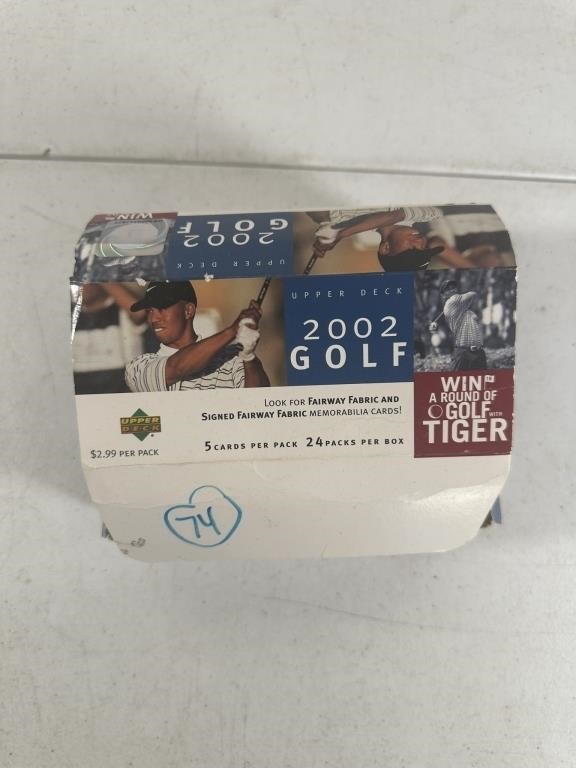 UPPER DECKER 2002 GOLF CARDS