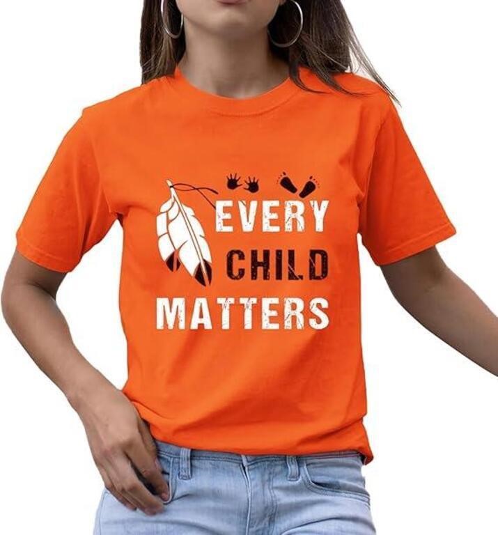 Orange Shirt Day T-Shirt - Indigenous Print