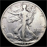 1929-S Walking Liberty Half Dollar NEARLY