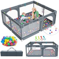 79x63 Baby Playpen with 50 Ocean Balls