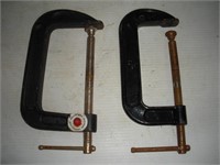 (2) 6 inch C-Clamps