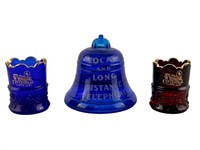 Bell System Paperweight Cheyenne Toothpick Holders