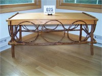 Amish Hickory and Oak Coffee Table