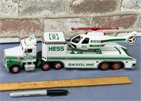 HESS TRUCK, TRAILER AND HELICOPTOR