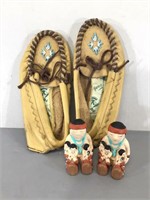 Small Pair of Moccasins w/ Small Figurines