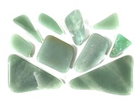 10 Polished Green Adventurine Stones