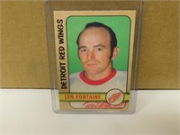 1972-73 OPC Len Fontaine #244 Hockey Card