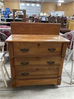 32x40x17 Oak Chest of Drawers PU ONLY