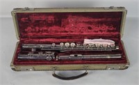 Vtg Getzen Deluxe Flute W/ Case