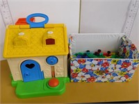 FISHER PRICE HOUSE AND MINIATURES