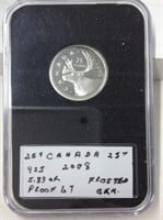 2008 25 Cent Proof 67 Silver