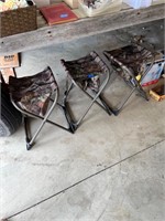 (3) Camping/Fishing Seats